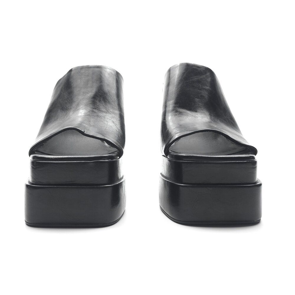 NEW Jeffrey Campbell Free People Luna Luv Mule Black Platform 90s Clean Girl Y2k - Picture 5 of 11